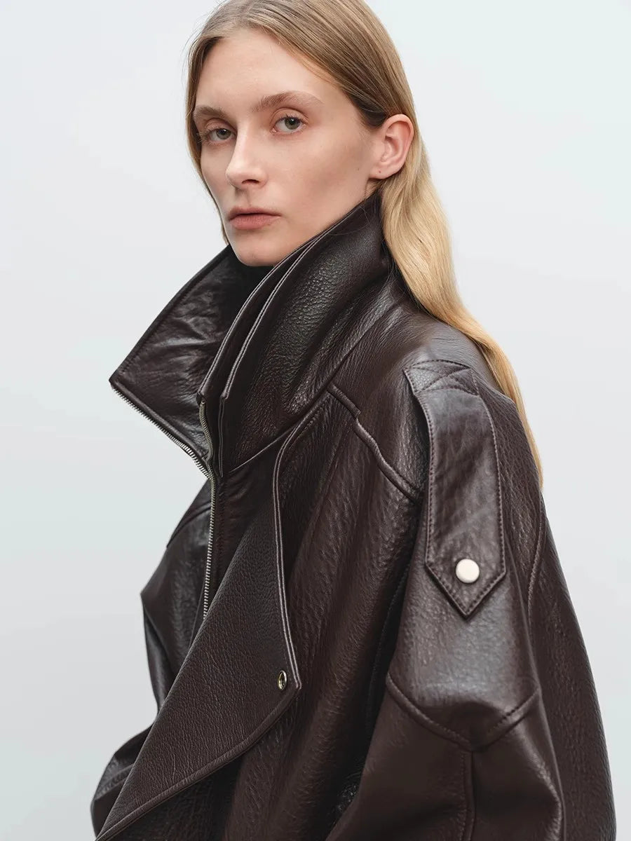 Mauroicardi Primavera Giacca oversize in morbida pelle Pu nera da uomo Cintura a maniche lunghe Designer di lusso Abiti di moda europei 2025