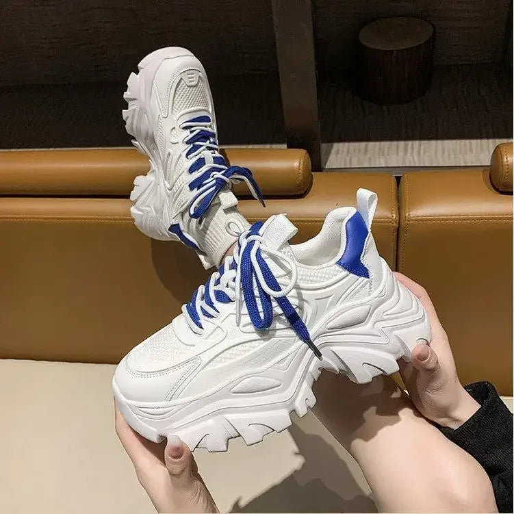 Calzature da donna con plateau High On scarpe da donna Daily Routine Light qualità coreana vulcanizzata a buon mercato per offerta elegante 39
