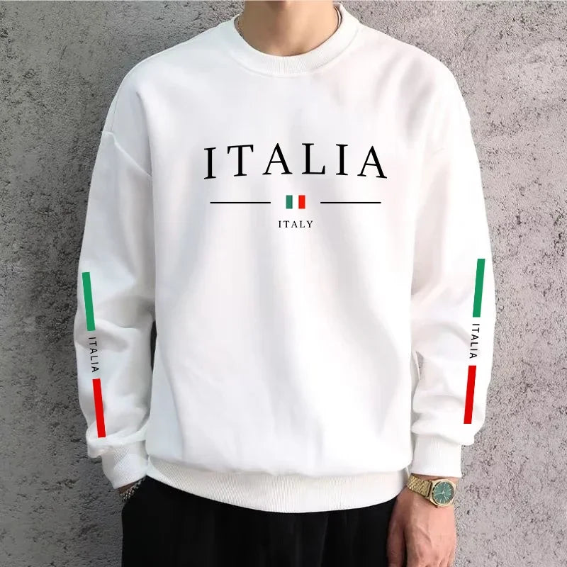 Felpe da uomo Vendite calde Stampa O-Collo Top di qualità Uomo Abbigliamento sportivo Pullover casual Jogging Office Home Felpe Street Y2k