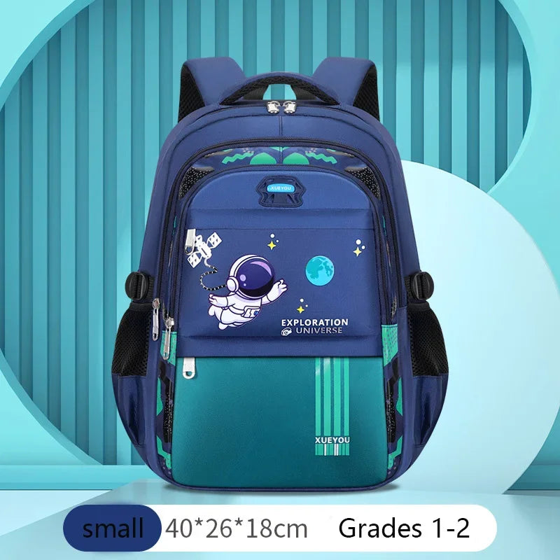 Zaino per bambini 2-16 anni Borse da scuola per bambini per ragazzi Zaino da scuola per astronauta Borsa da libro per ragazzo primaria impermeabile Mochila Infantil