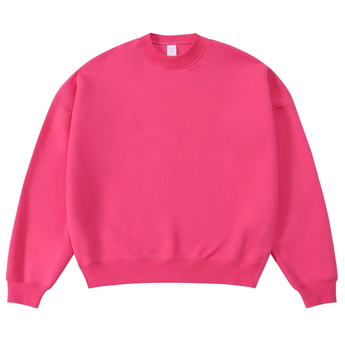 Maglione con spalle scoperte e collo rotondo in cotone sano di alta qualità da 40 colori per uomo e donna, ampio con spalle scoperte oversize