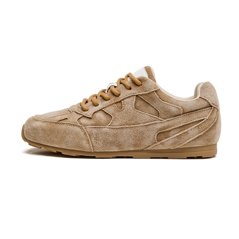 AIYUQI Sneakers da Donna 2026 Nuove Scarpe Basse in Vera Pelle da Donna per Allenamento, Taglie Grandi, Stile Retrò Casual