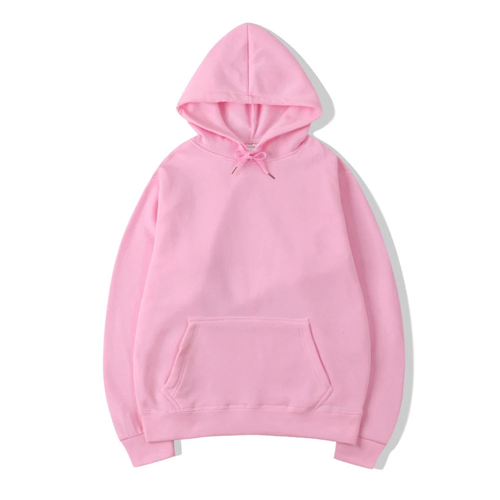 Felpe con cappuccio da uomo Pullover da donna Primavera Autunno Felpe con cappuccio casual Felpe con cappuccio tinta unita Felpa nera oversize per uomo