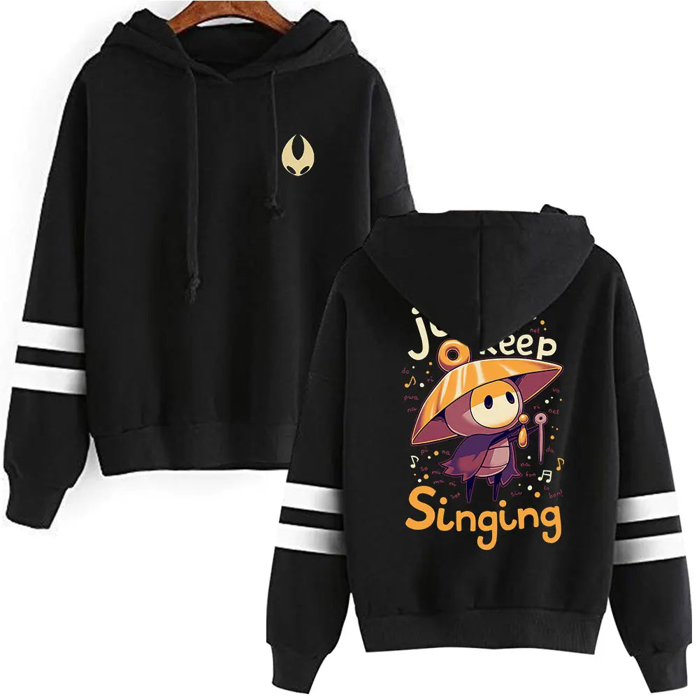 Hollow Knight Nope Not Today Felpa con cappuccio Vintage anni '90 Merch Pullover Merch Tuta Felpa con cappuccio Felpa Pullover alla moda