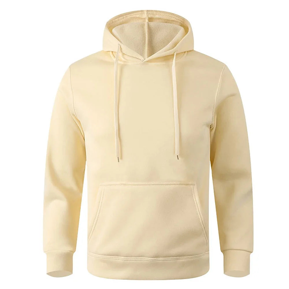 Felpa con cappuccio unisex maglione di alta qualità moda hip-hop casual top trendy primavera e autunno solido colorato confortevole nuovo stile 2025
