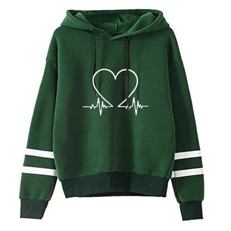 Abbigliamento donna Felpe versatili Felpe casual Pullover comodi Vestibilità slim Morbido stile pigro a righe Jogging quotidiano da donna