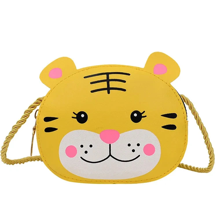 Bambini Neonate Ragazzi Cartone animato Animale Borsa Borsa a tracolla Design Borsa Borse Borse in pelle PU Simpatico coniglio Borsa a tracolla con chiusura a scatto 2024 Regalo