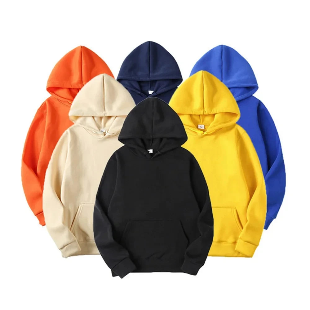 Felpe con cappuccio da uomo nuova primavera autunno felpe con cappuccio Casual felpe con cappuccio da uomo in tinta unita felpa con cappuccio maschile Casual Top 11 colori