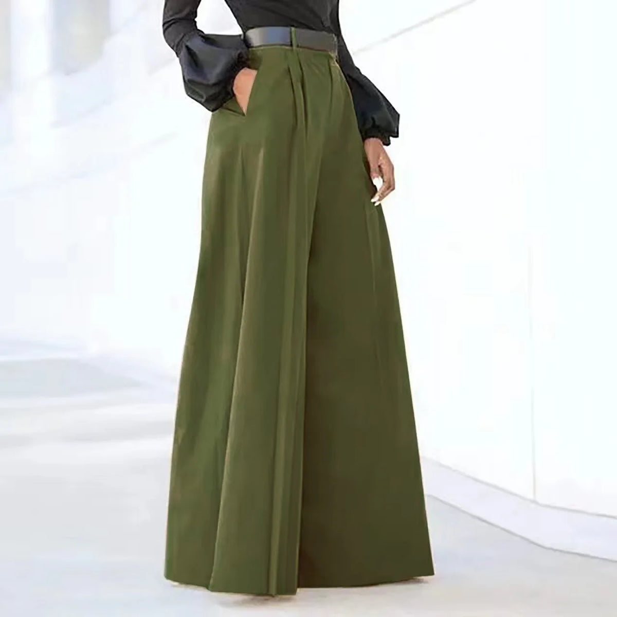 Pantaloni a gamba larga da donna Pantaloni da donna Pantaloni palazzo Pantaloni larghi comodi in lino stampato estivo con VêTements Femme