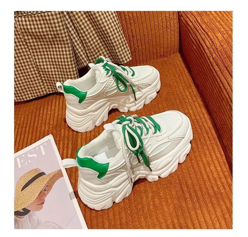 Calzature da donna con plateau High On scarpe da donna Daily Routine Light qualità coreana vulcanizzata a buon mercato per offerta elegante 39