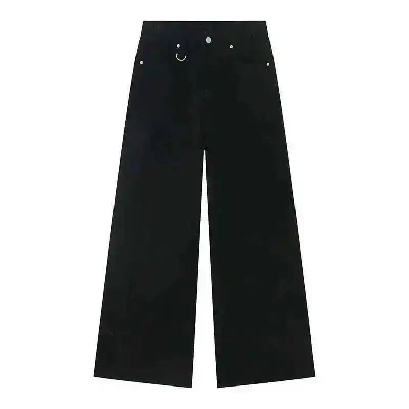 IEFB Pantaloni in denim da uomo estivi Vecchio blu lavato Jeans maschili Dritto Casual da uomo Pantaloni larghi a gamba larga Nuova moda 9C354