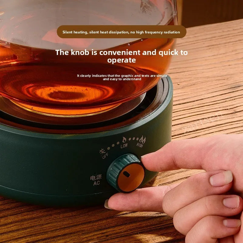 Electric Cookware Heating Base 500W Electric Heater Coffee Stove Home Manual Adjustable temperature Cooking Heater
