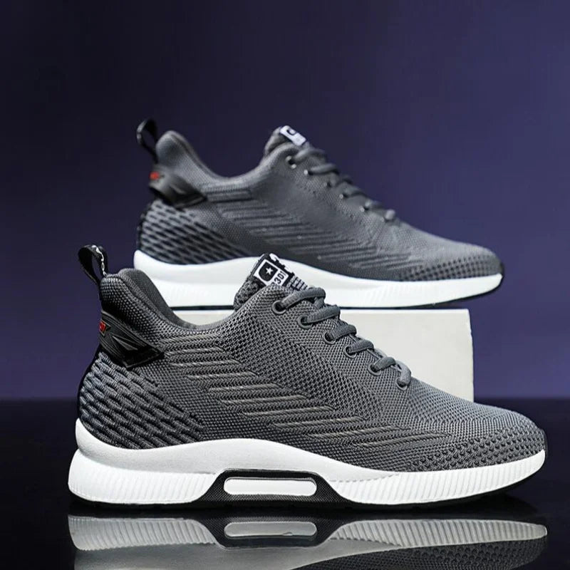 Nuove Sneakers da Uomo con Rialzo Interno, Scarpe Sportive Traspiranti in Mesh per Aumentare l'Altezza (6CM, 8CM)