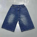 IEFB Pantaloni in denim da uomo estivi Vecchio blu lavato Jeans maschili Dritto Casual da uomo Pantaloni larghi a gamba larga Nuova moda 9C354