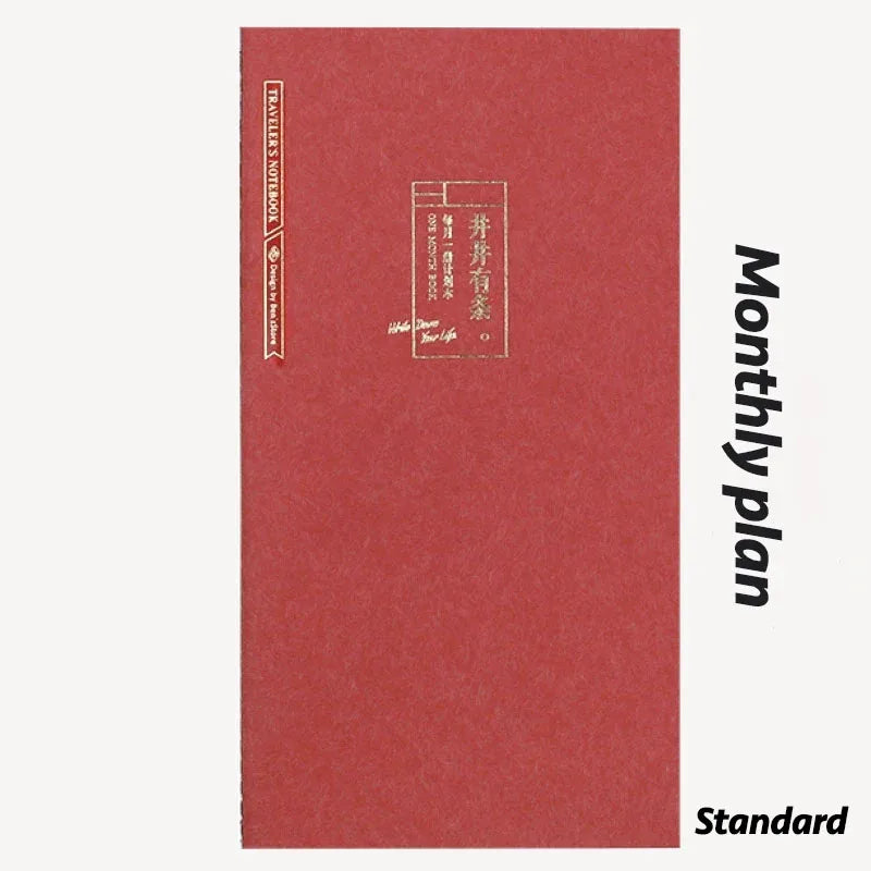Fromthenon Travelers Notebook Standard Passport Replacement Inner Page Travel Planner Journal Notebook Refill Supplies