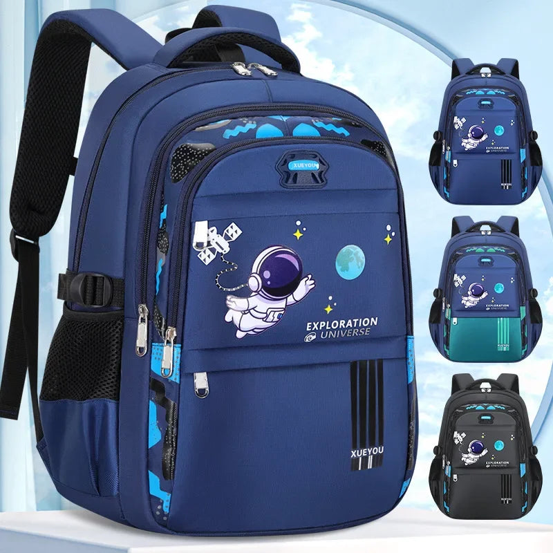 Zaino per bambini 2-16 anni Borse da scuola per bambini per ragazzi Zaino da scuola per astronauta Borsa da libro per ragazzo primaria impermeabile Mochila Infantil