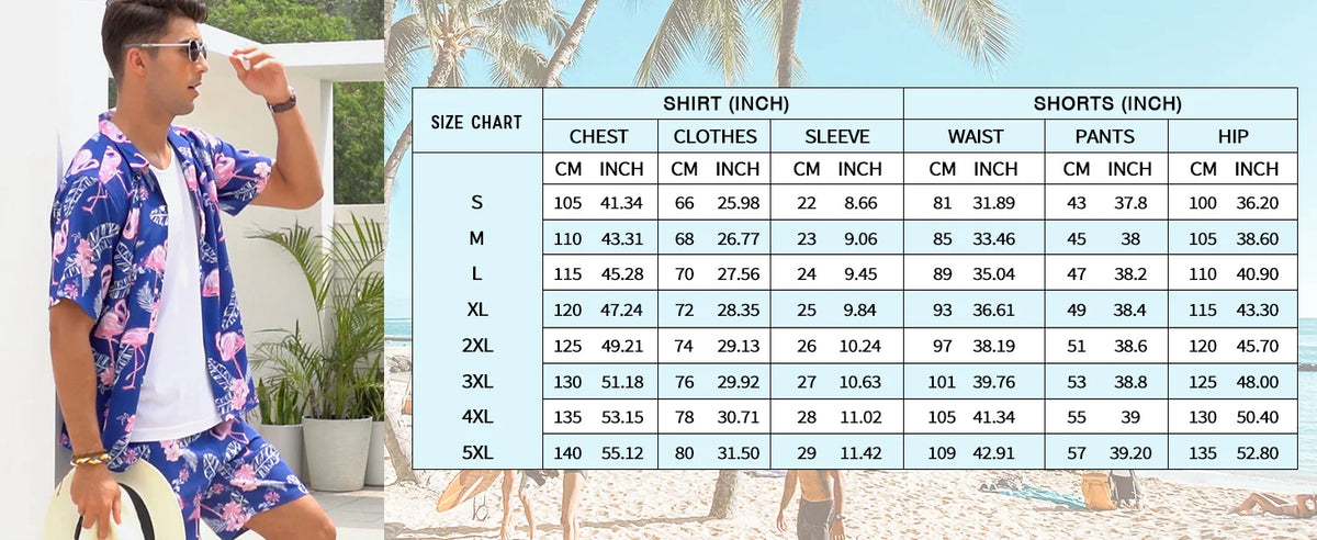 2024 vestito da vacanza estiva dei nuovi uomini camicia con bordo stampato strutturato retrò pantaloncini a maniche corte tuta da piscina traspirante da uomo in due pezzi