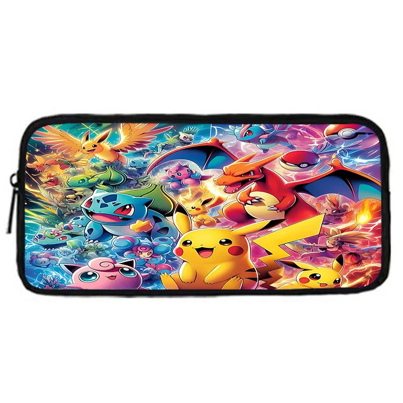 Zaino per la scuola per bambini con cartoni animati di Potdemiel, con borse per il pranzo, borse per matite, zaini per ragazzi e ragazze, P-PokéS, il miglior regalo