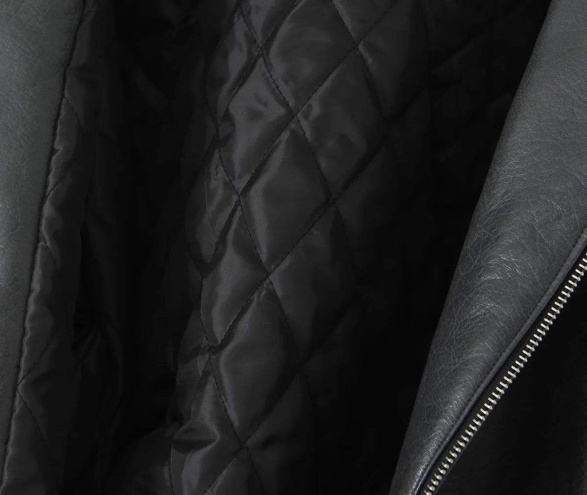Giacca in Pelle PU Y2K COOL da Donna con Collo a V, Maniche Lunghe, Cerniera, Imbottita, Corta e Larga, Grigia