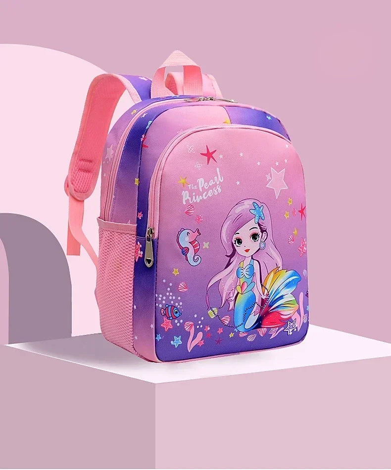 Nuovo zaino per bambini Cartoon simpatico unicorno sirena stampa zainetto asilo zainetto leggero