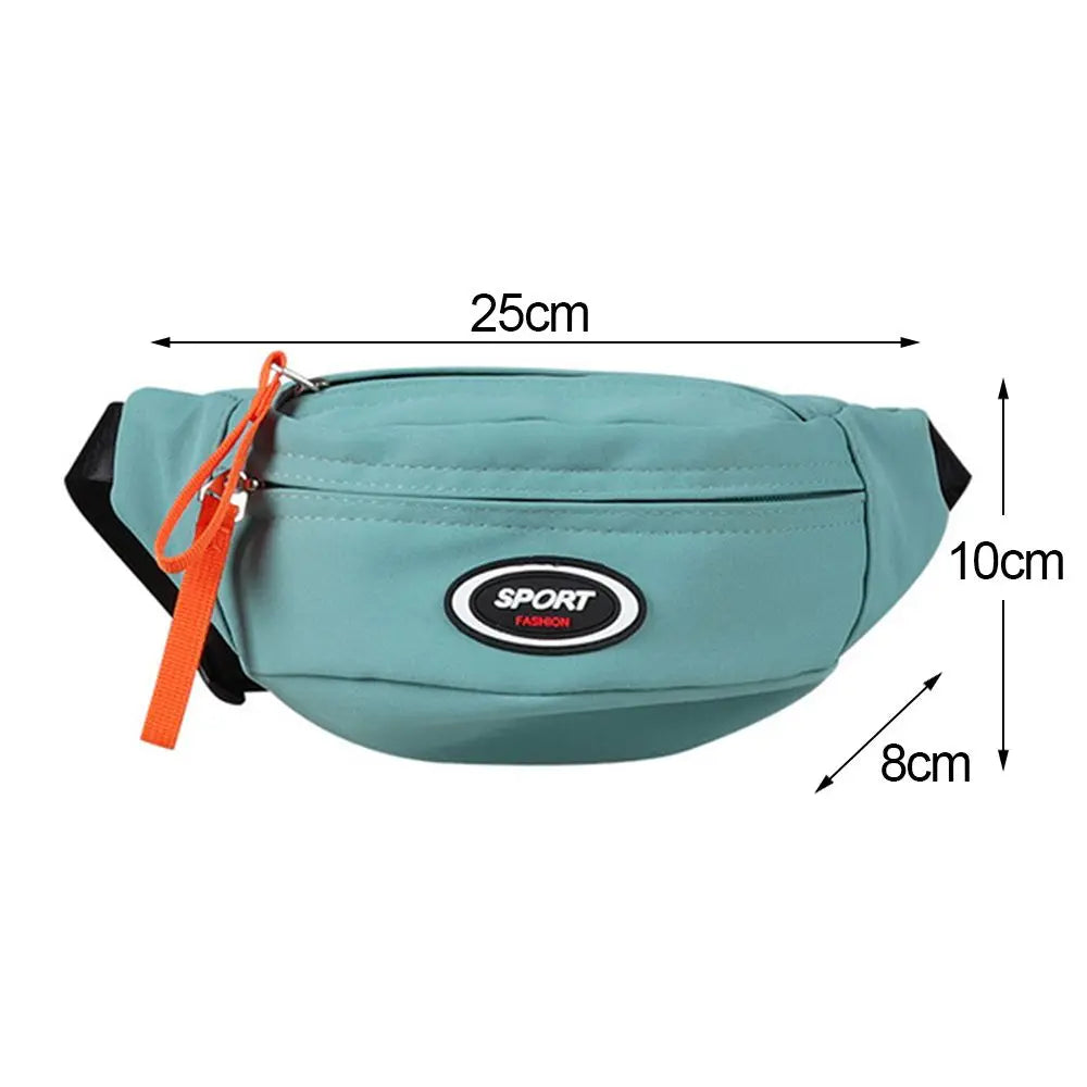 Borsa da petto per bambini carina di nuova moda Borsa a tracolla con tracolla monospalla Borsa diagonale in tela Borsa con cerniera per ragazza e ragazzo Portamonete