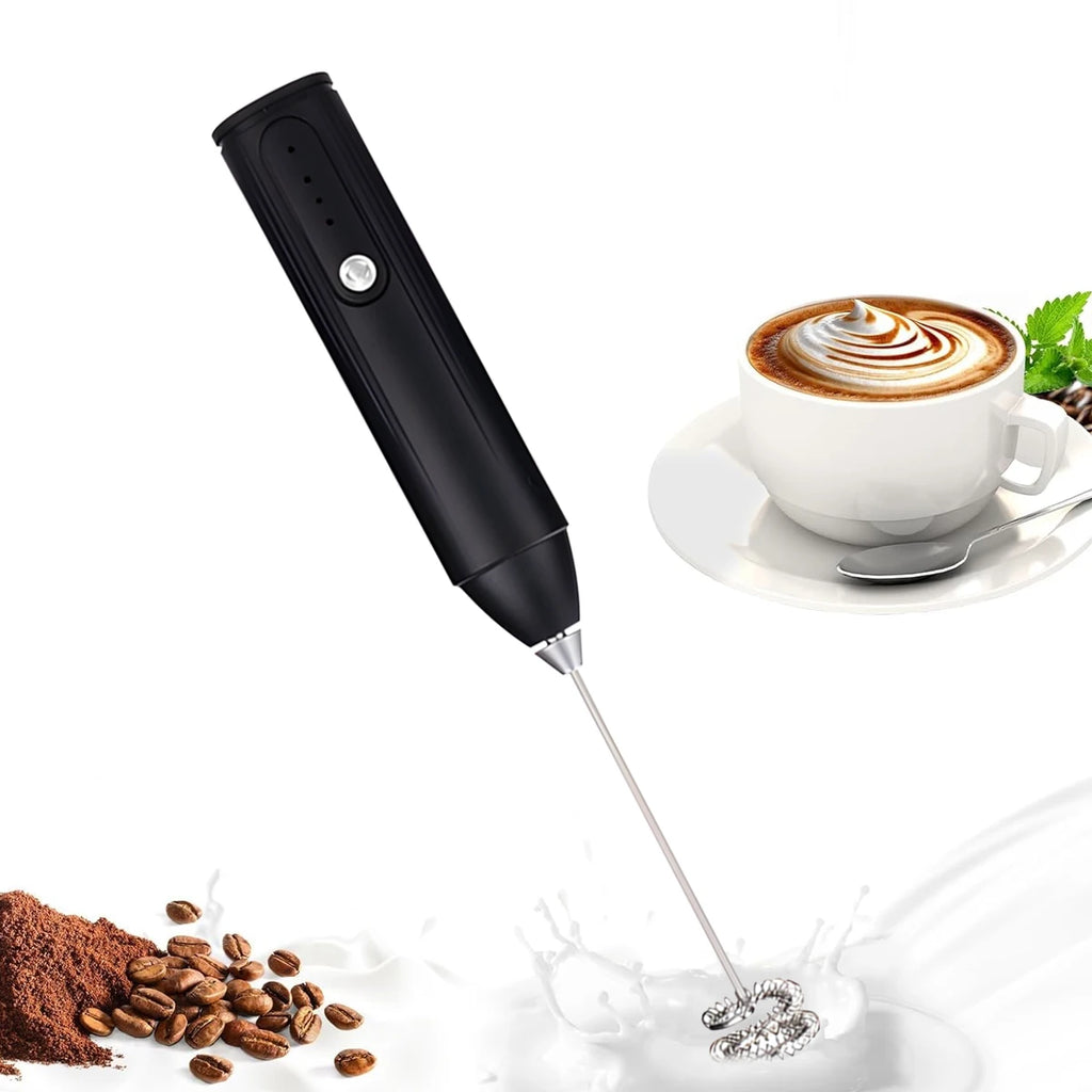 Electric Mixer Handheld Milk Frother 300mAh 3-Speed Adjustable Suitable for Coffee Milk Kitchen Accessories Portable Egg Beater