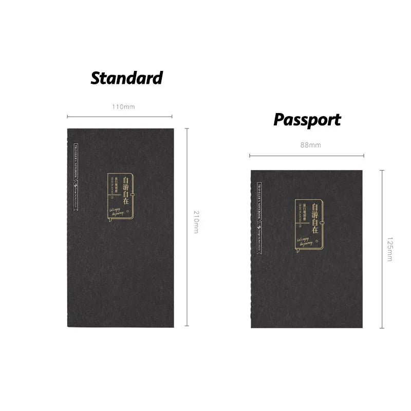 Fromthenon Travelers Notebook Standard Passport Replacement Inner Page Travel Planner Journal Notebook Refill Supplies