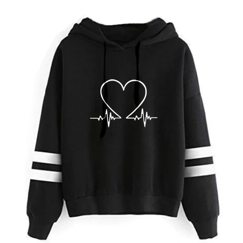 Abbigliamento donna Felpe versatili Felpe casual Pullover comodi Vestibilità slim Morbido stile pigro a righe Jogging quotidiano da donna