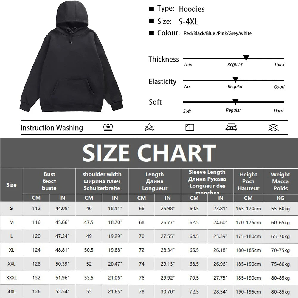 Felpe con cappuccio da uomo Pullover da donna Primavera Autunno Felpe con cappuccio casual Felpe con cappuccio tinta unita Felpa nera oversize per uomo