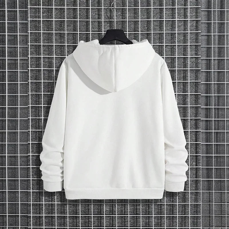 2025 Autunno/Inverno Nuovo Arrivo Felpa Con Cappuccio da Uomo di Alta Qualità di Colore Solido Felpa con Cappuccio Maschile Casa All'aperto Casual Moda Pullover