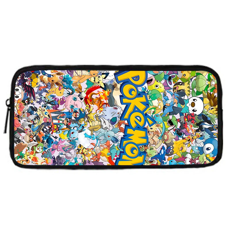 Zaino per la scuola per bambini con cartoni animati di Potdemiel, con borse per il pranzo, borse per matite, zaini per ragazzi e ragazze, P-PokéS, il miglior regalo