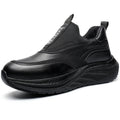 Scarpe da Cuoco in Pelle da Uomo Impermeabili Antiscivolo Resistenti all'Olio, Mocassini Casual da Uomo Resistenti all'Usura