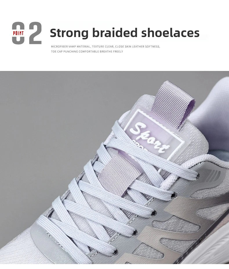 Nuove scarpe da corsa in mesh traspirante da donna Sneakers da esterno leggere Scarpe da passeggio da palestra antiscivolo Scarpe casual alla moda per le donne