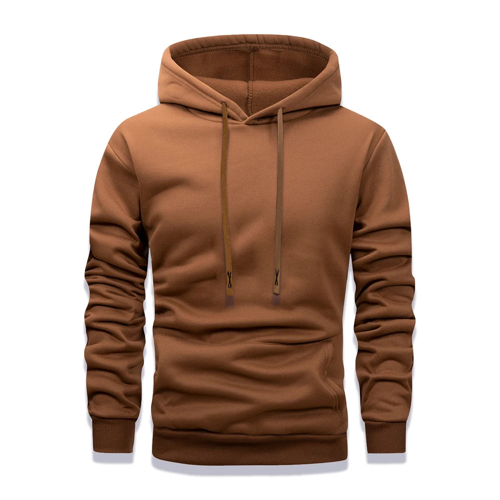 Felpa con cappuccio unisex Felpa con cappuccio Autunno Inverno Corda lavorata a maglia Felpe con cappuccio a maniche lunghe Caldo casual Felpe con cappuccio tinta unita Pullover