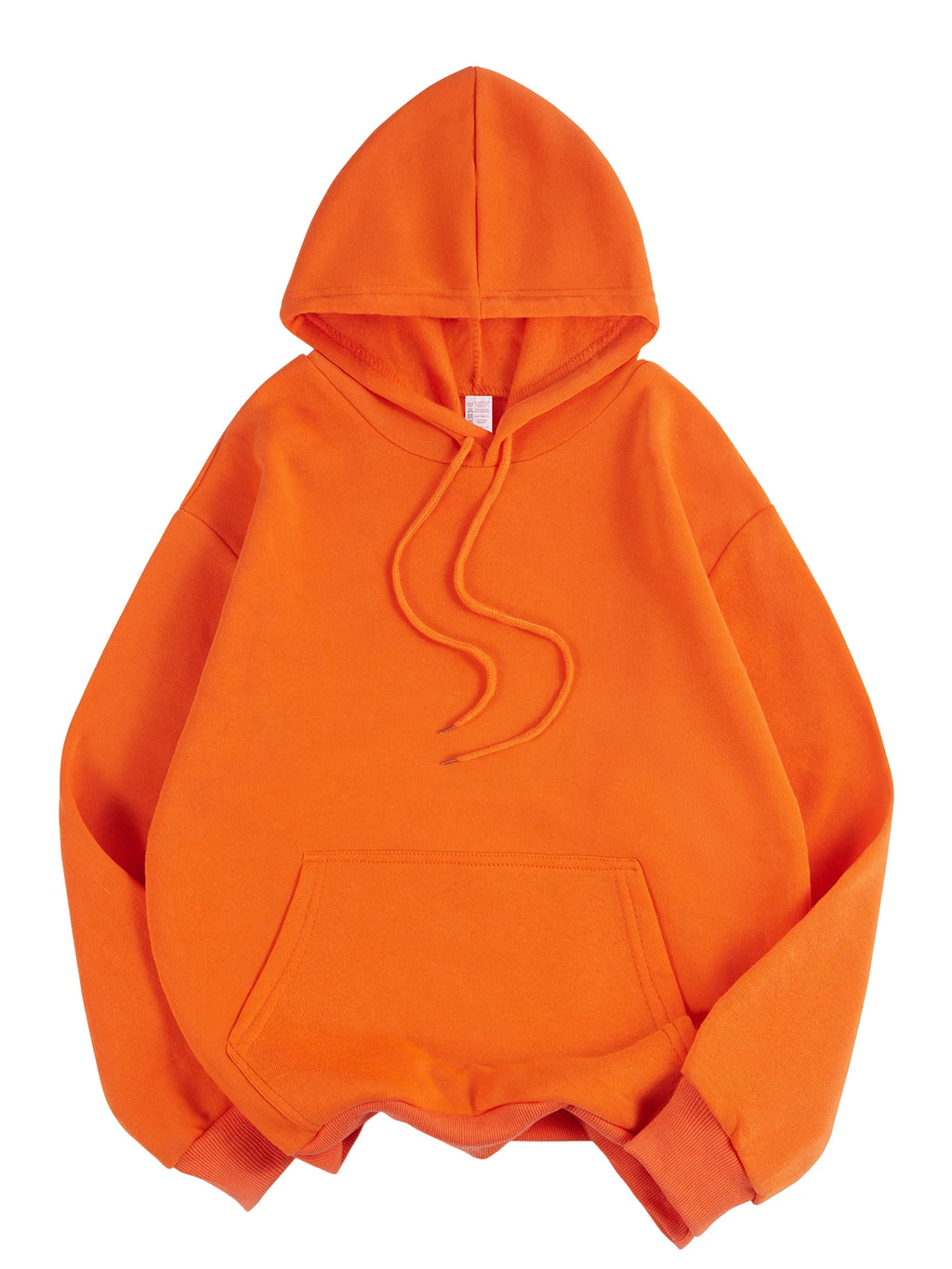 NUOVE felpe con cappuccio solide da donna invernali felpe comode in pile elasticizzato di base tasche larghe vestiti caldi pullover femminile da strada