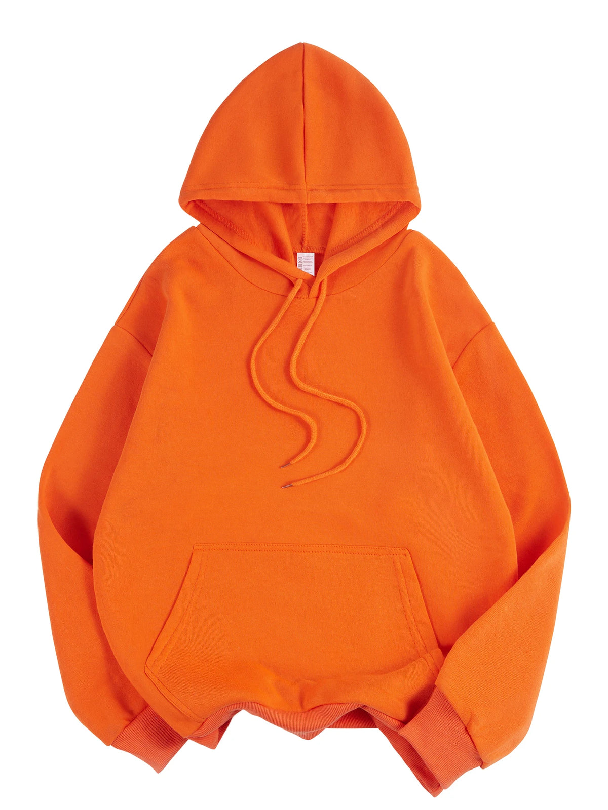 NUOVE felpe con cappuccio solide da donna invernali felpe comode in pile elasticizzato di base tasche larghe vestiti caldi pullover femminile da strada