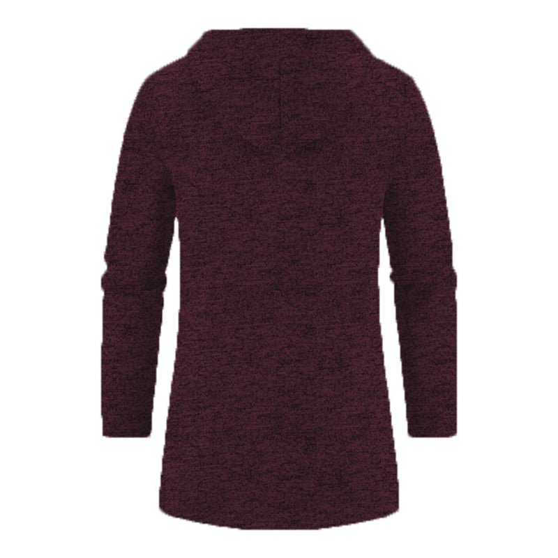 Felpe con cappuccio da uomo Felpe a maniche lunghe da uomo con cerniera con cappuccio Giacca invernale oversize da uomo Cappotto maglione nero