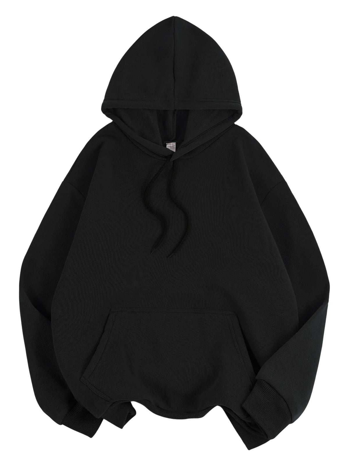 NUOVE felpe con cappuccio solide da donna invernali felpe comode in pile elasticizzato di base tasche larghe vestiti caldi pullover femminile da strada