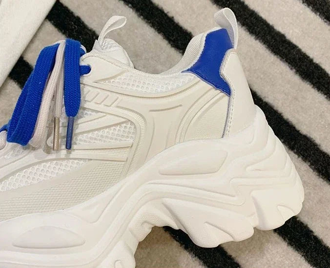 Calzature da donna con plateau High On scarpe da donna Daily Routine Light qualità coreana vulcanizzata a buon mercato per offerta elegante 39