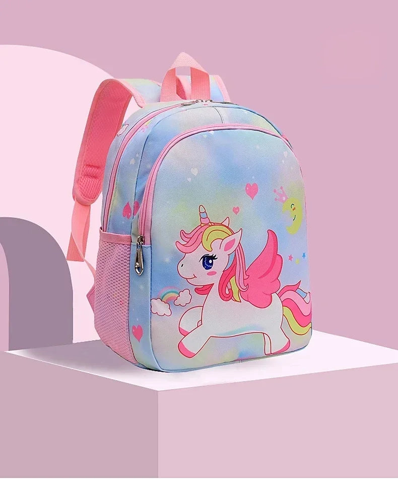 Nuovo zaino per bambini Cartoon simpatico unicorno sirena stampa zainetto asilo zainetto leggero