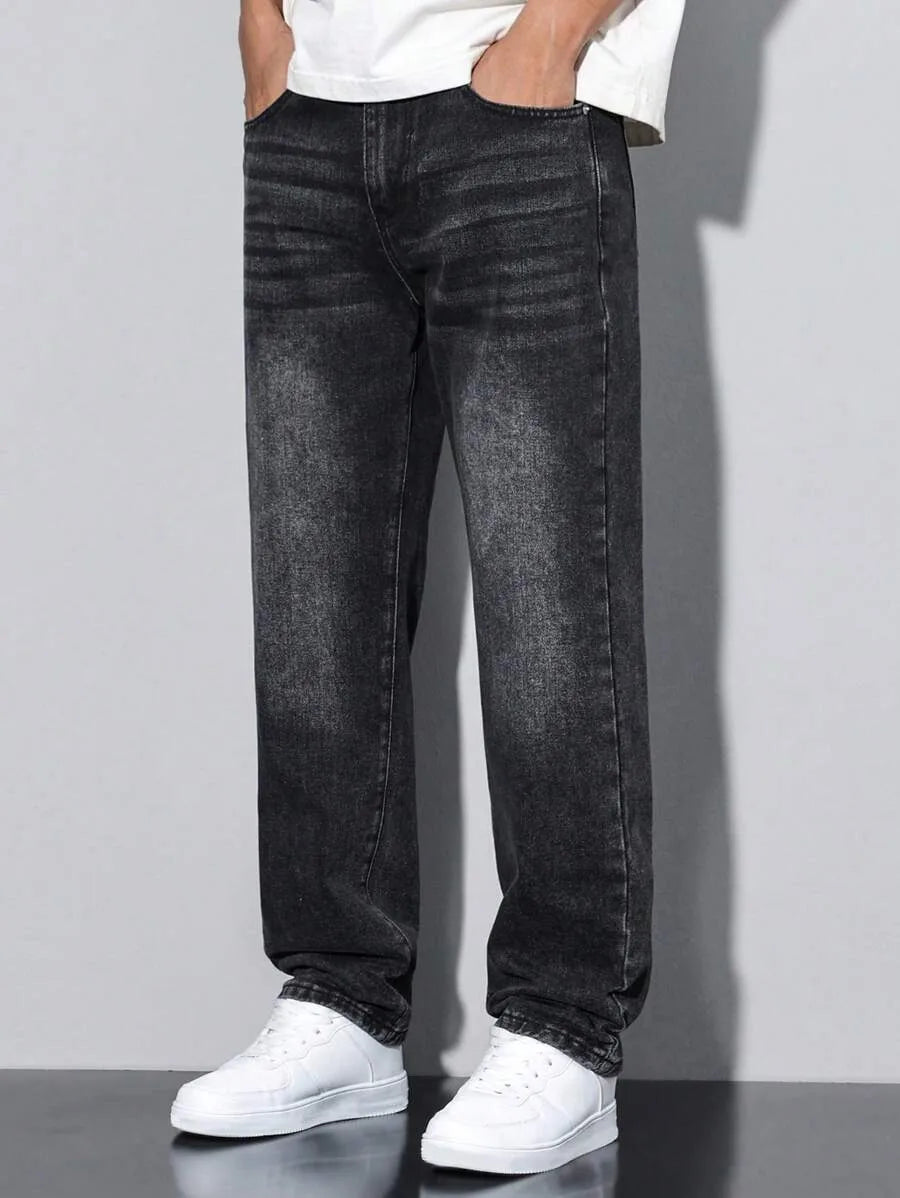 Jeans skinny neri da uomo più venduti, dal design americano, adatti a tutte le stagioni