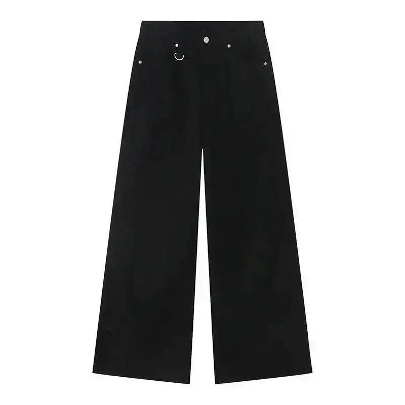 IEFB Pantaloni in denim da uomo estivi Vecchio blu lavato Jeans maschili Dritto Casual da uomo Pantaloni larghi a gamba larga Nuova moda 9C354