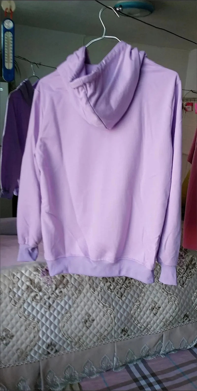 2025 Primavera Autunno Donna Felpe con cappuccio Felpe Giacca con cerniera Studentessa Top Sottile cappotto a maniche lunghe Lady Viola Capispalla casual