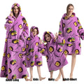 Felpe con cappuccio extra lunghe per donna Abbigliamento invernale per la casa Coperte di flanella per adulti con maniche Felpe con cappuccio morbide e calde per ragazze