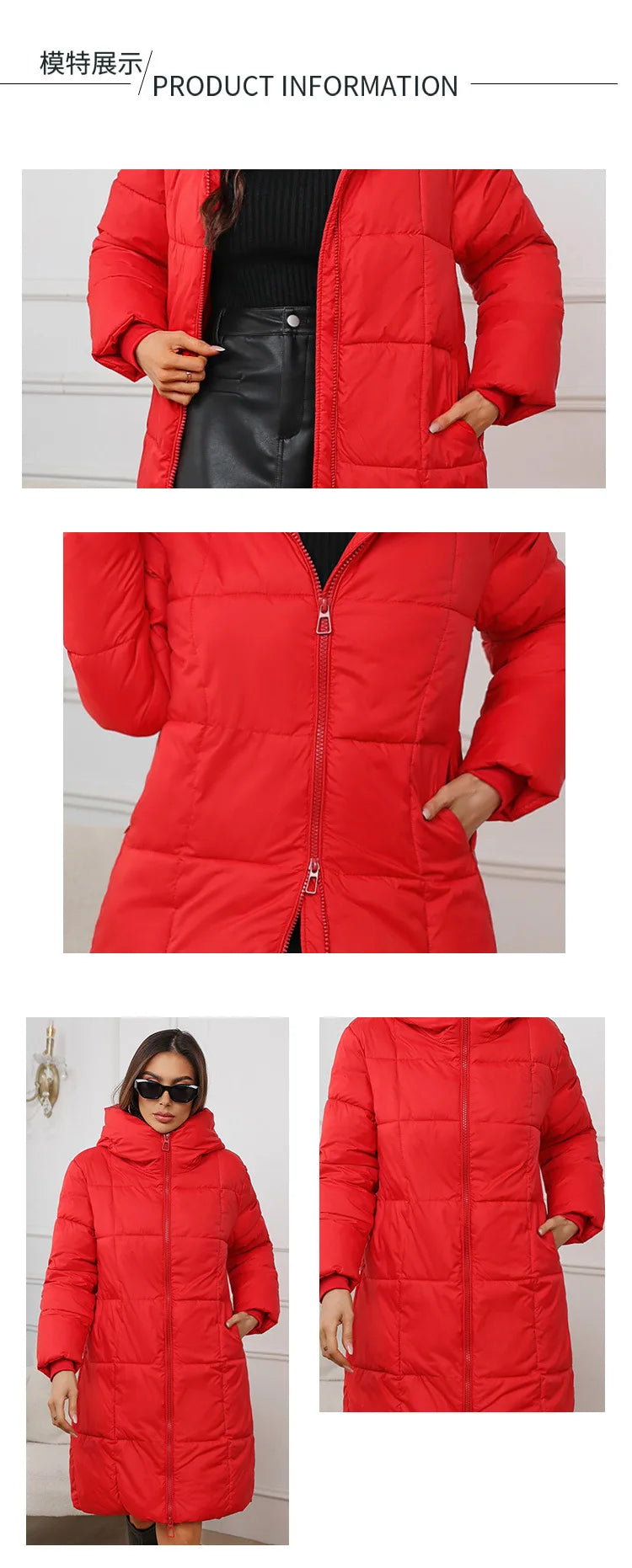Cappotto lungo da donna 2024 Nuovo autunno inverno Parka femminile piumino di cotone spesso Femme Casual corto caldo capispalla spesso Top da donna