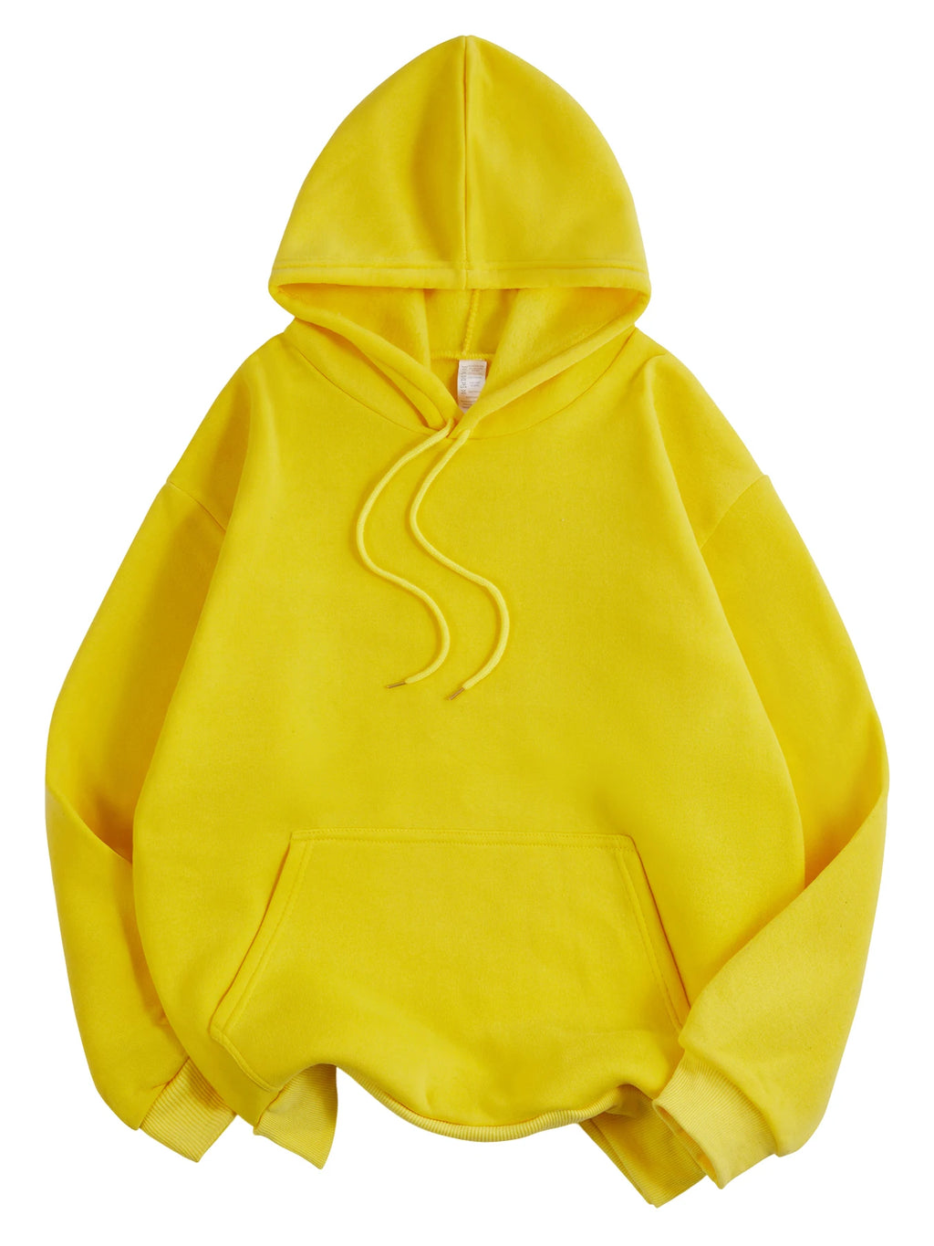 NUOVE felpe con cappuccio solide da donna invernali felpe comode in pile elasticizzato di base tasche larghe vestiti caldi pullover femminile da strada