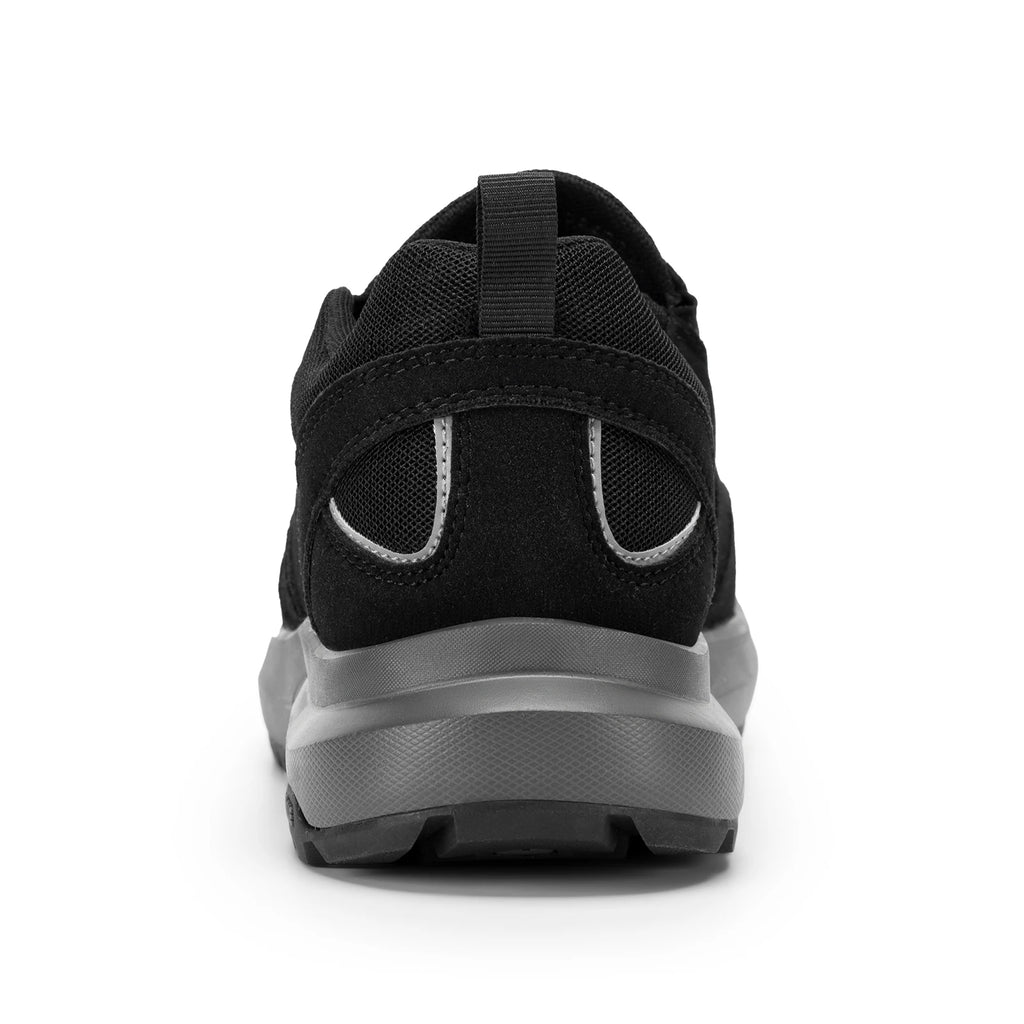 FitVille Mocassini da trekking extra larghi da uomo, comode scarpe da passeggio ortopediche con supporto per l'arco plantare per sentieri di trekking all'aperto, piedi piatti e sollievo dal dolore ai piedi