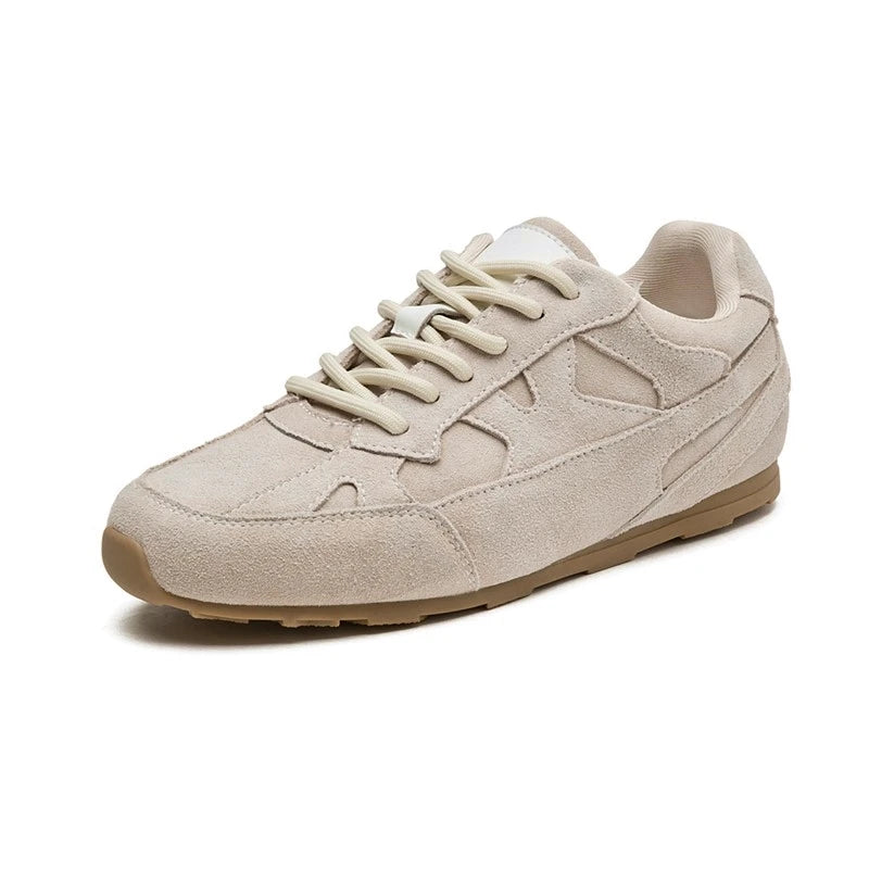 AIYUQI Sneakers da Donna 2026 Nuove Scarpe Basse in Vera Pelle da Donna per Allenamento, Taglie Grandi, Stile Retrò Casual