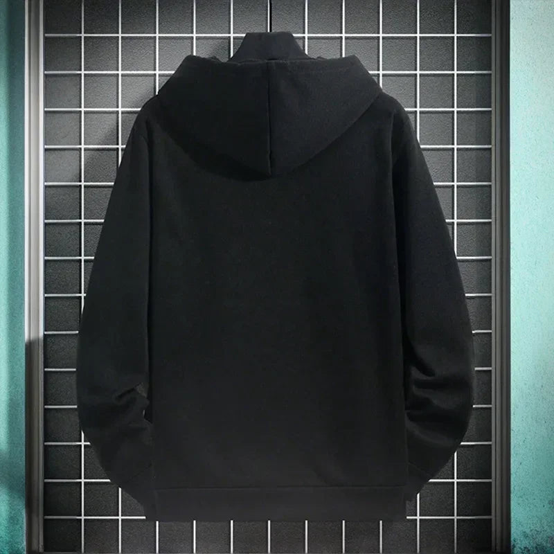 2025 Autunno/Inverno Nuovo Arrivo Felpa Con Cappuccio da Uomo di Alta Qualità di Colore Solido Felpa con Cappuccio Maschile Casa All'aperto Casual Moda Pullover