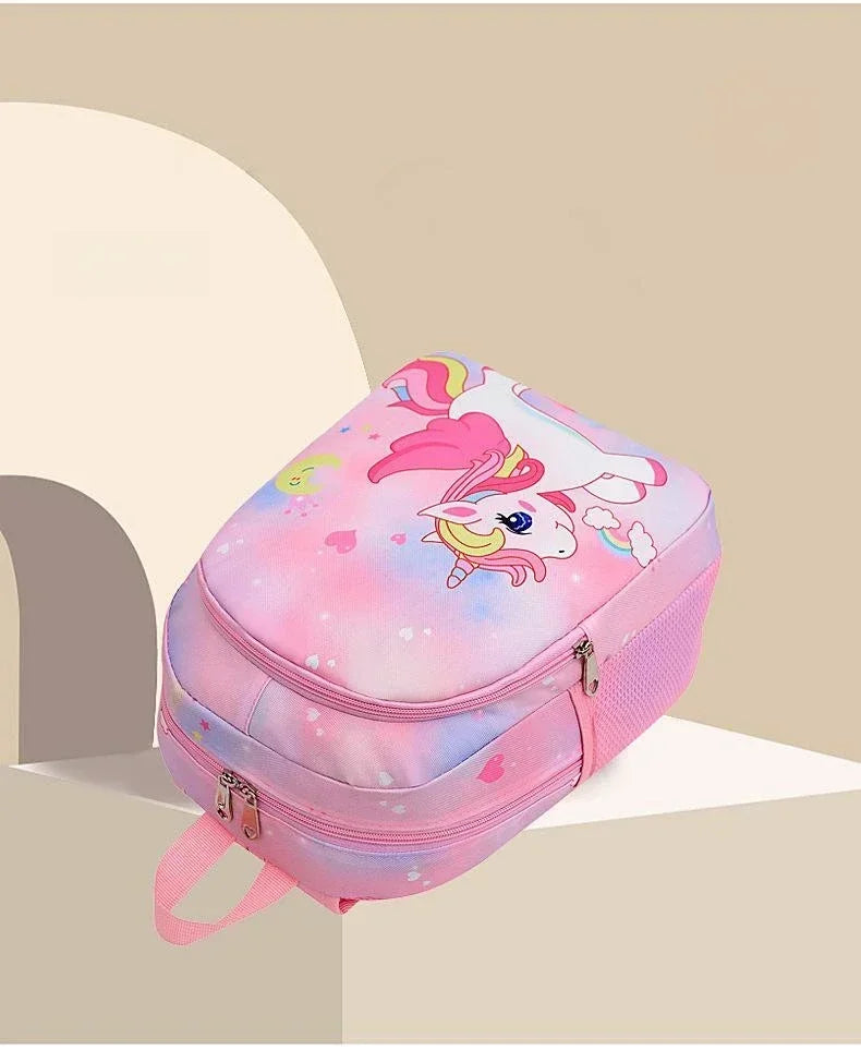Nuovo zaino per bambini Cartoon simpatico unicorno sirena stampa zainetto asilo zainetto leggero